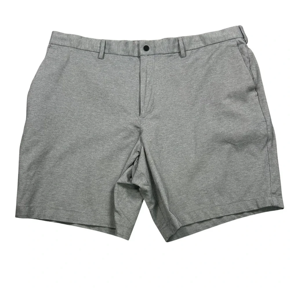 Banana Republic Luxe City Shorts Mens 40 Gray‎ Stretch Elastic Back 54023